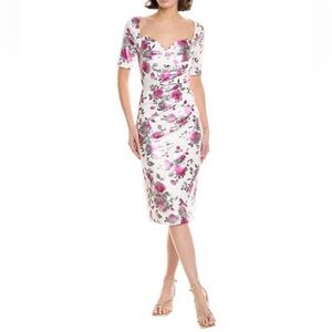 BLACK HALO Made In Usa Amandalee Cocktail Sheath Dress